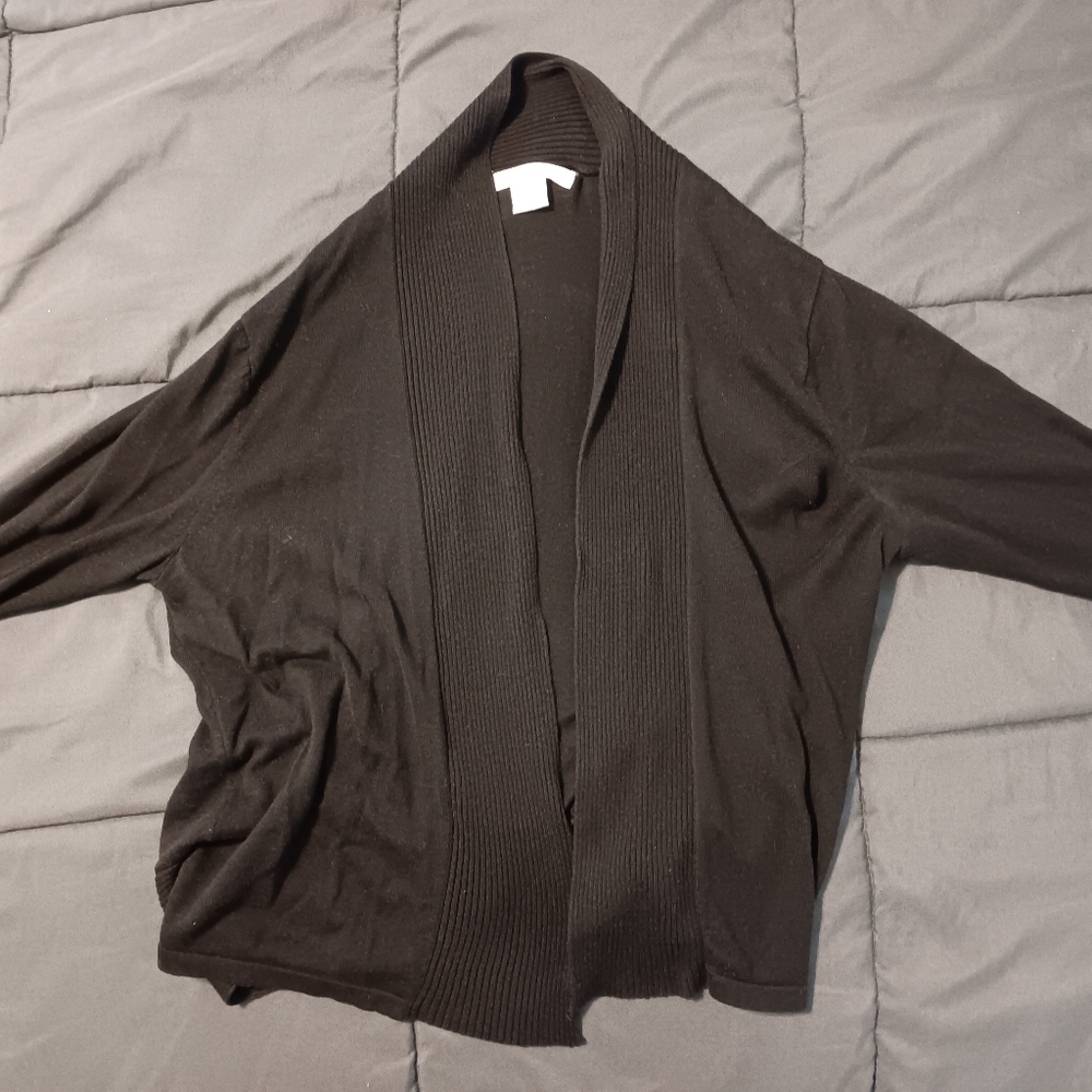 Black shrug cardigan